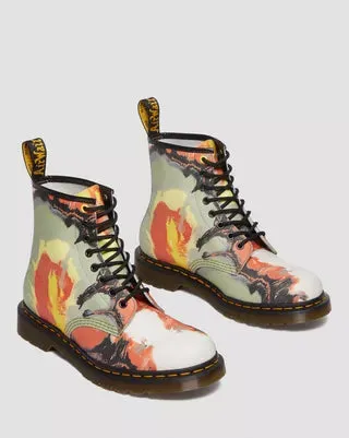 1460 Tate 'Volcanic Flare' Leather Lace Up Boots