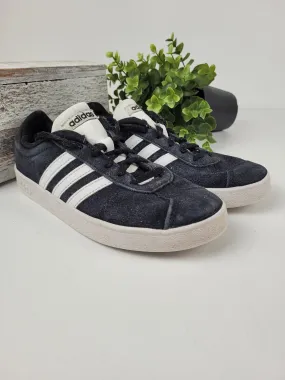 ADIDAS BLACK SHOES SIZE 3 YOUTH VGUC