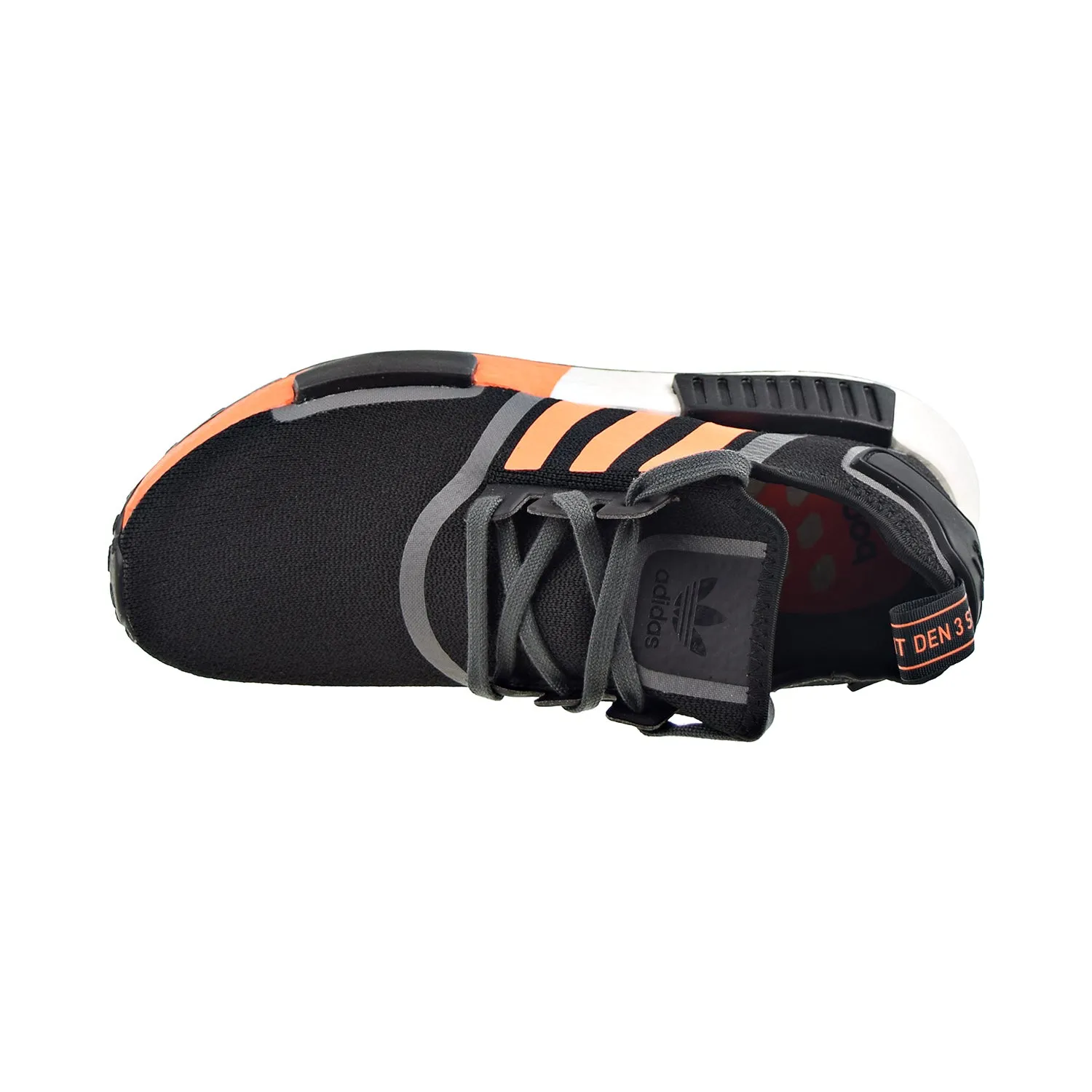 Adidas NMD_R1 Men's Shoes Core Black-Screaming Orange-Grey Five