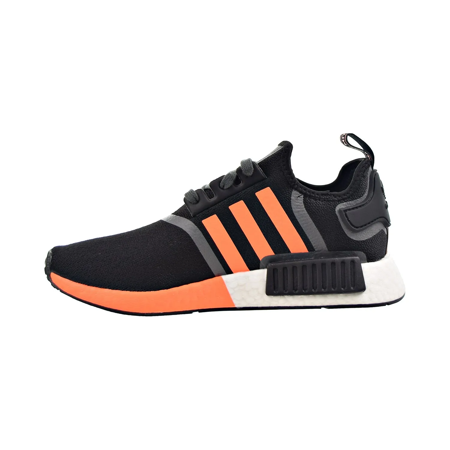 Adidas NMD_R1 Men's Shoes Core Black-Screaming Orange-Grey Five