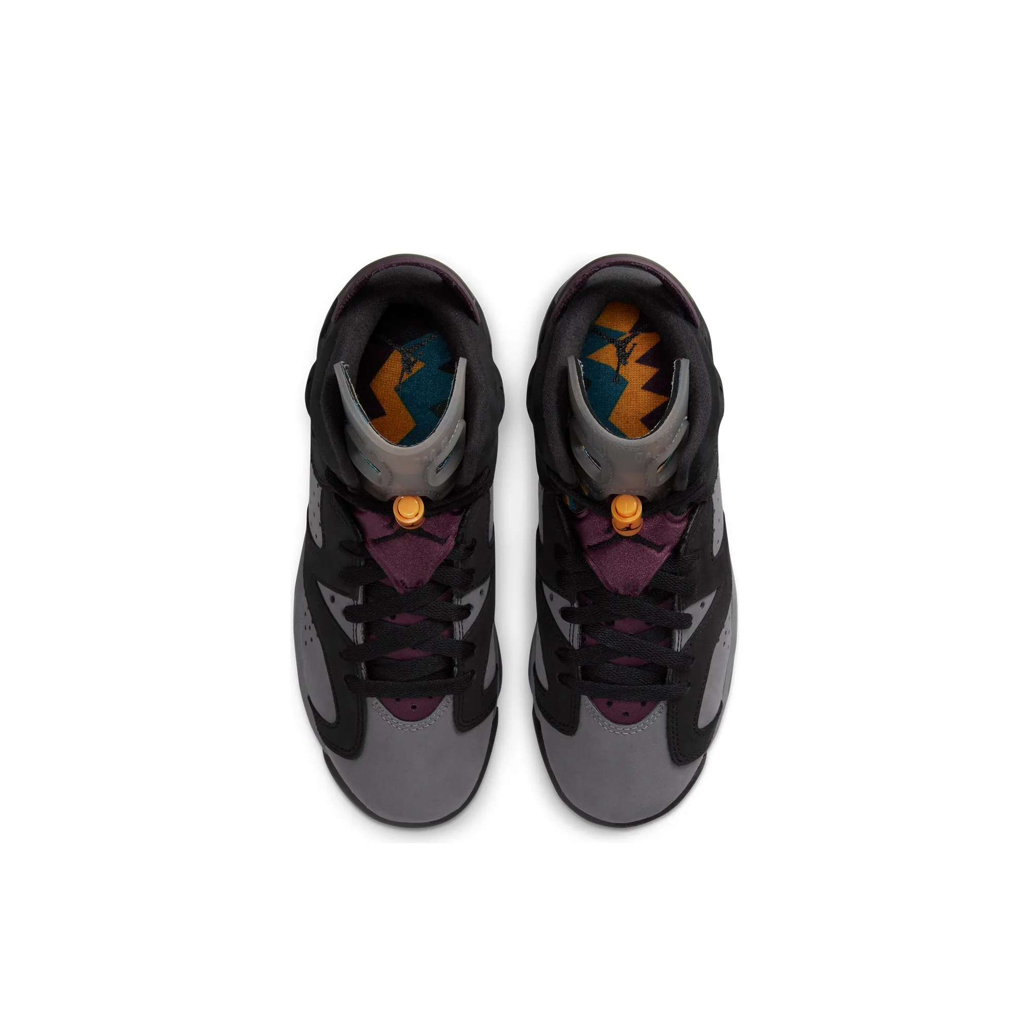 Air Jordan Kids 6 Retro GS Shoes 'Black/Bordeaux'