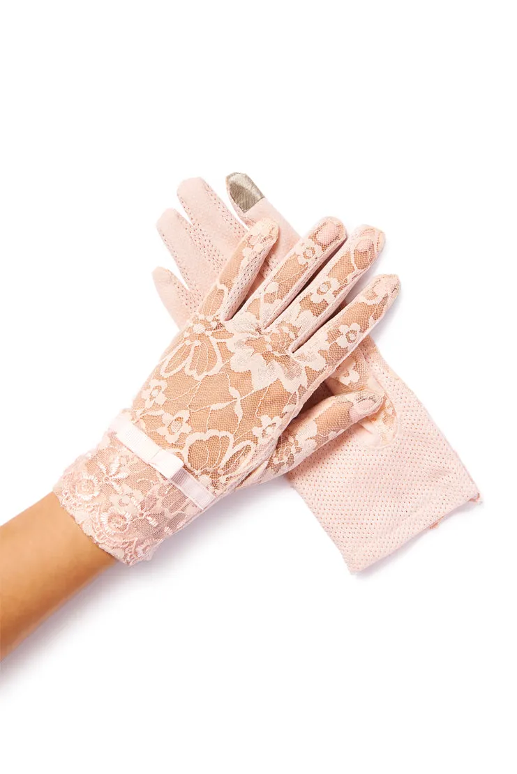 Amelie Lace Gloves - Snow White