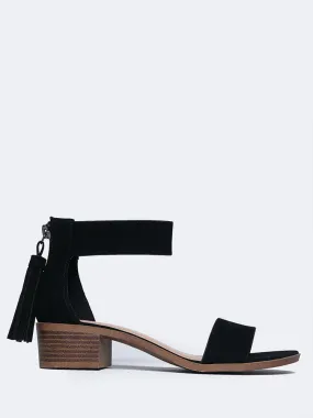 Ankle Strap Block Heel Sandal