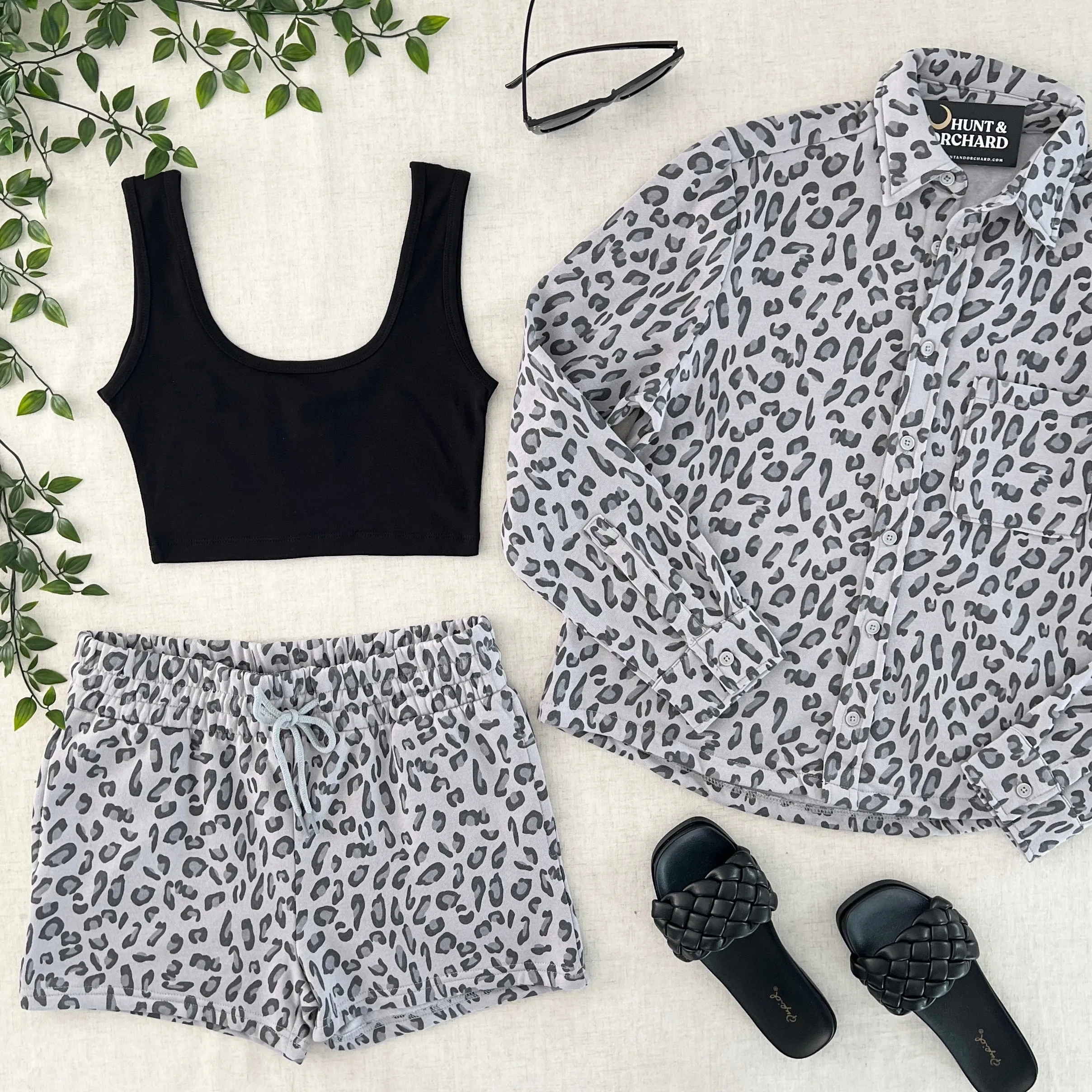 Bailey Shacket - Snow Leopard