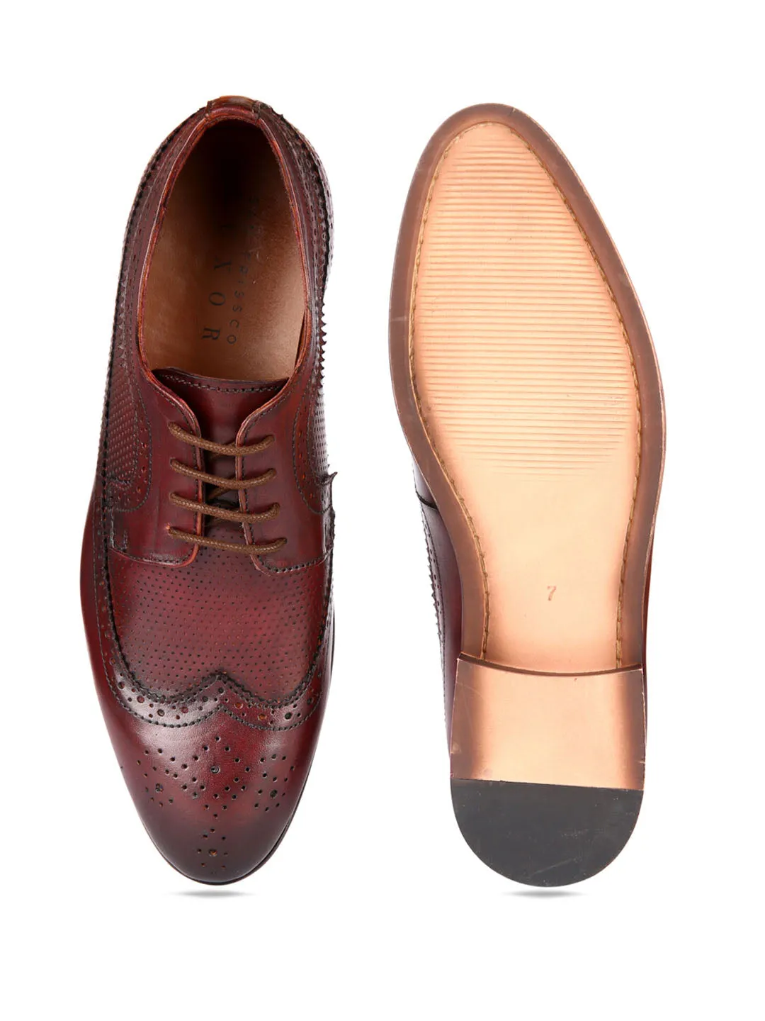 Bastian Cherry Brogues