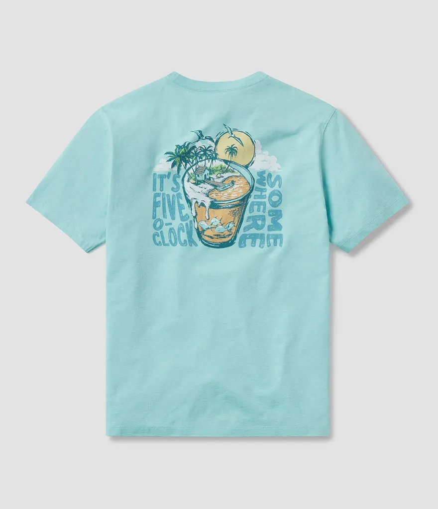 Beach Draft Tee SS- Summer Snow