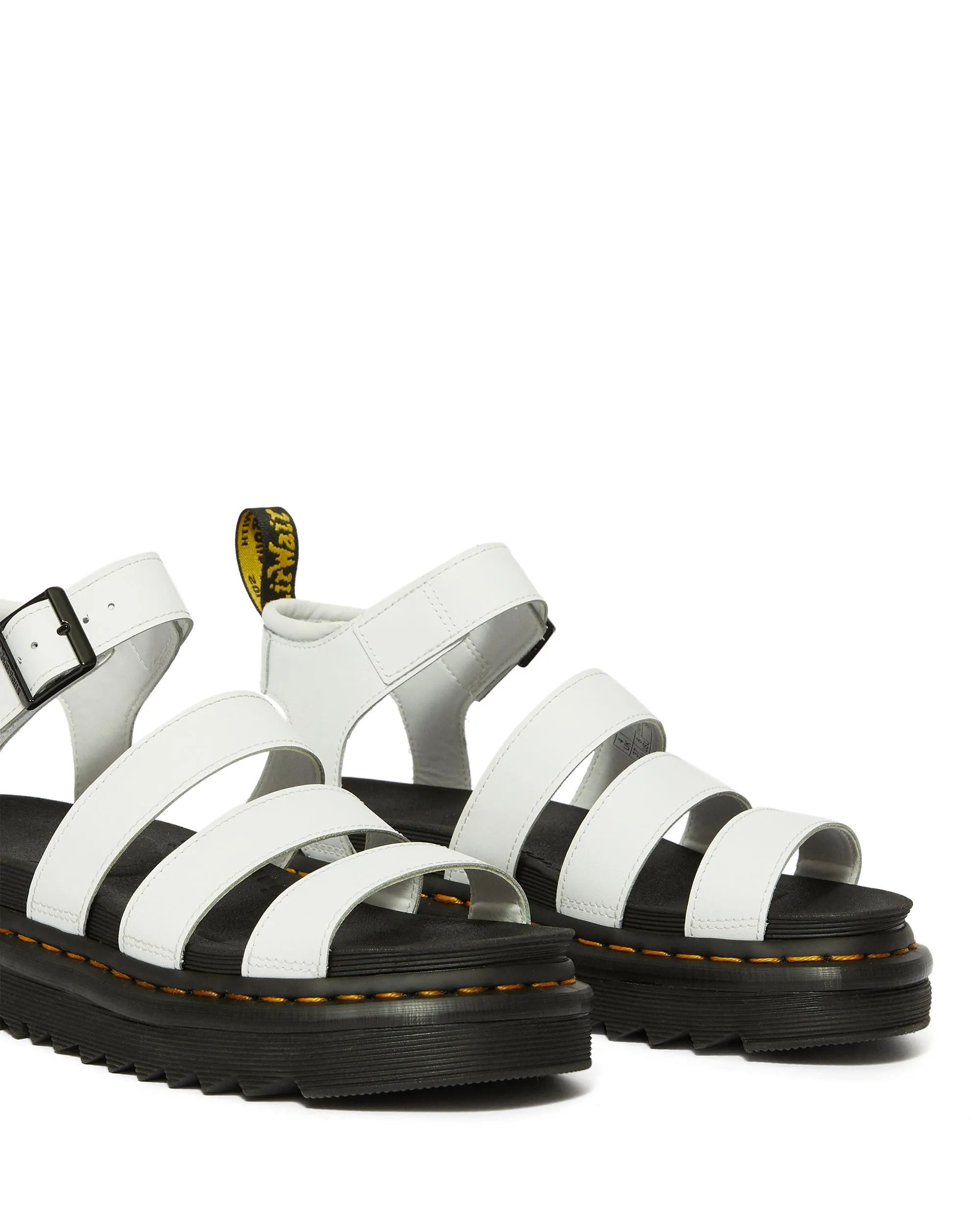 BLAIRE WHITE HYDRO GLADIATOR SANDALS