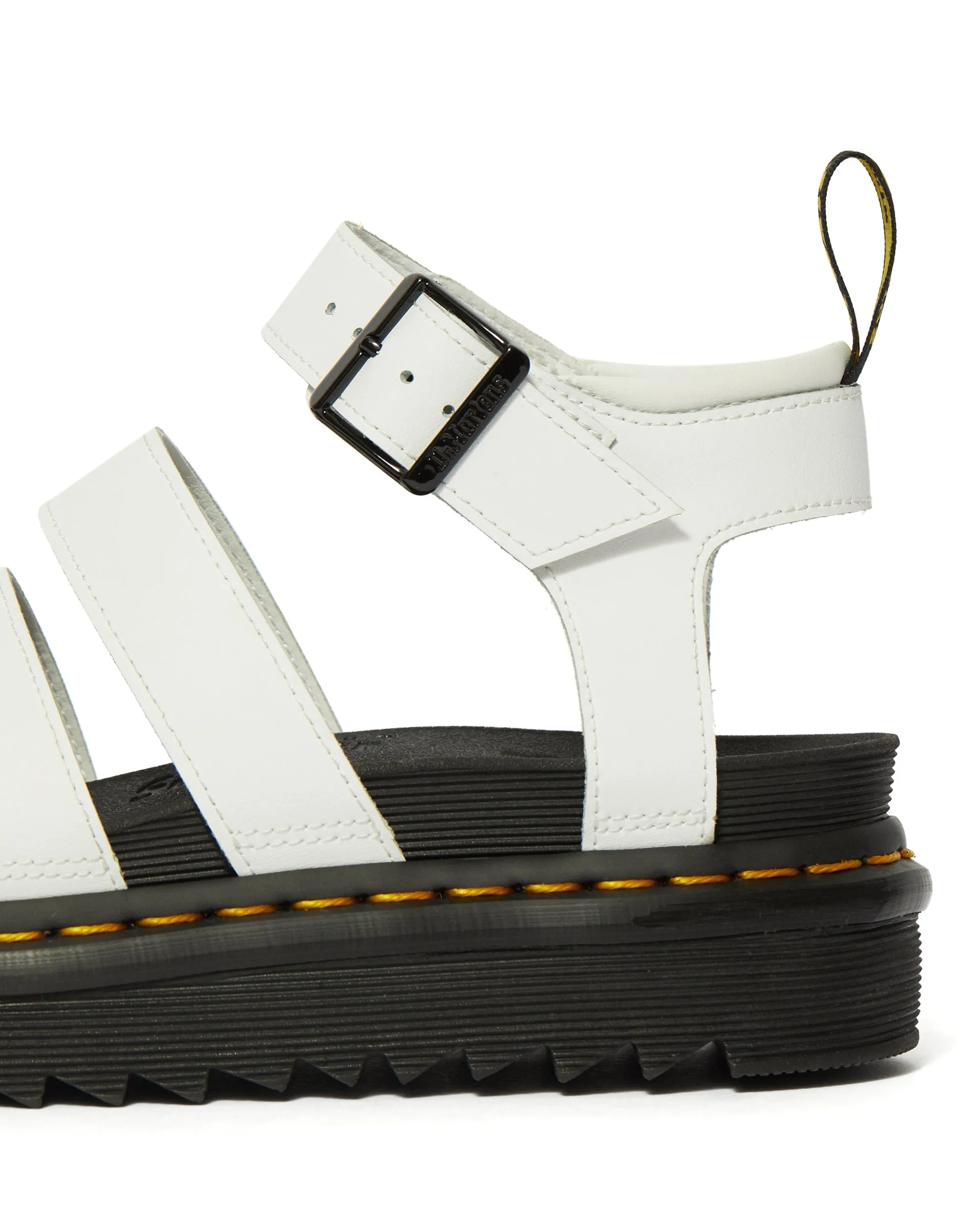 BLAIRE WHITE HYDRO GLADIATOR SANDALS