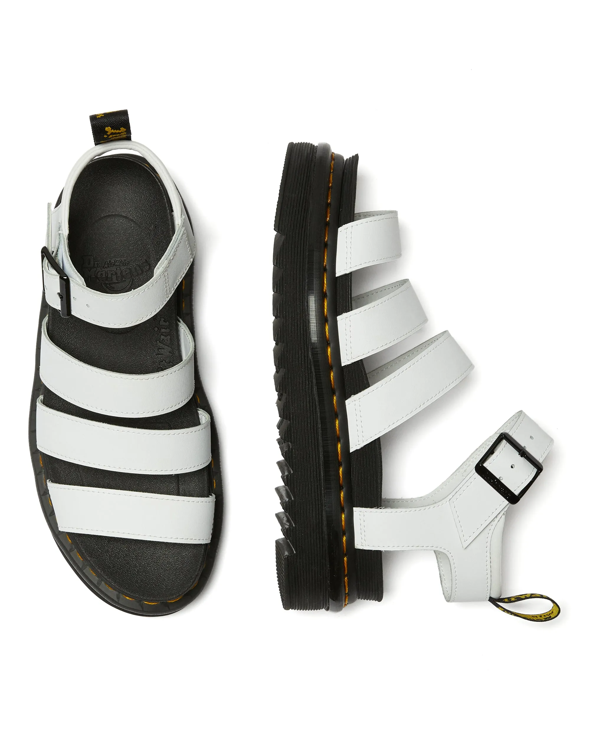 BLAIRE WHITE HYDRO GLADIATOR SANDALS