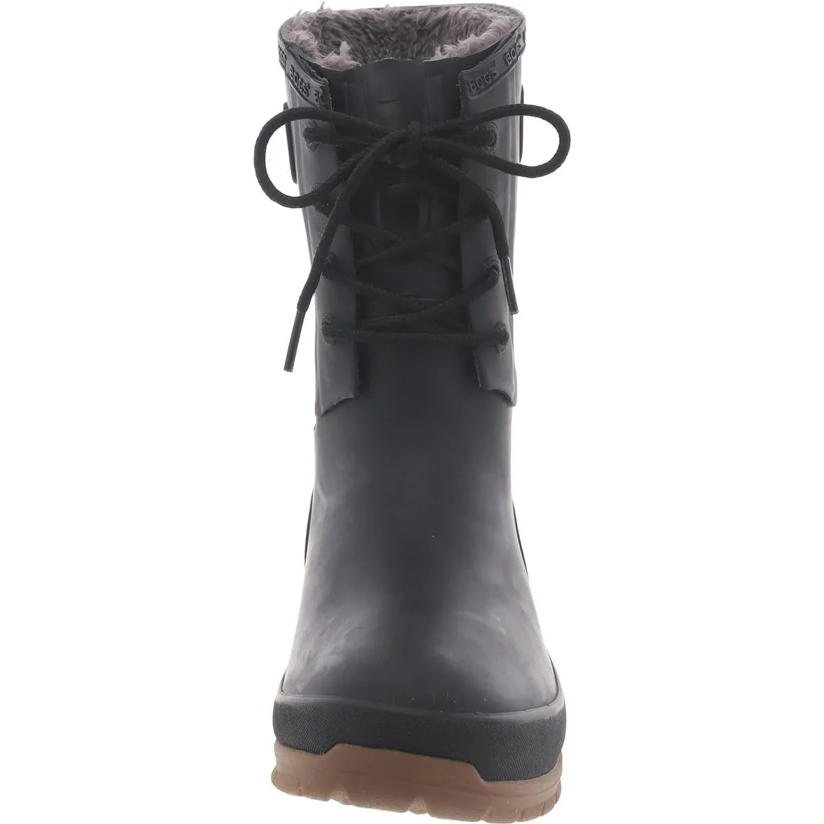 Bogs Womens Amanda Faux Fur Lined Lace-Up Winter & Snow Boots