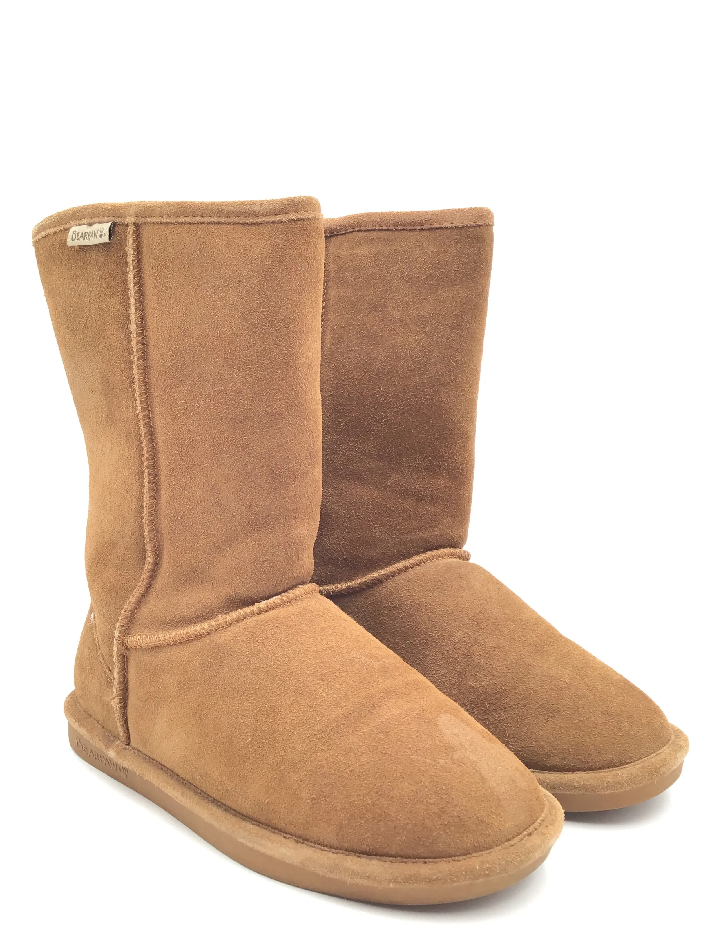 Boots Snow By Bearpaw In Tan, Size: 9