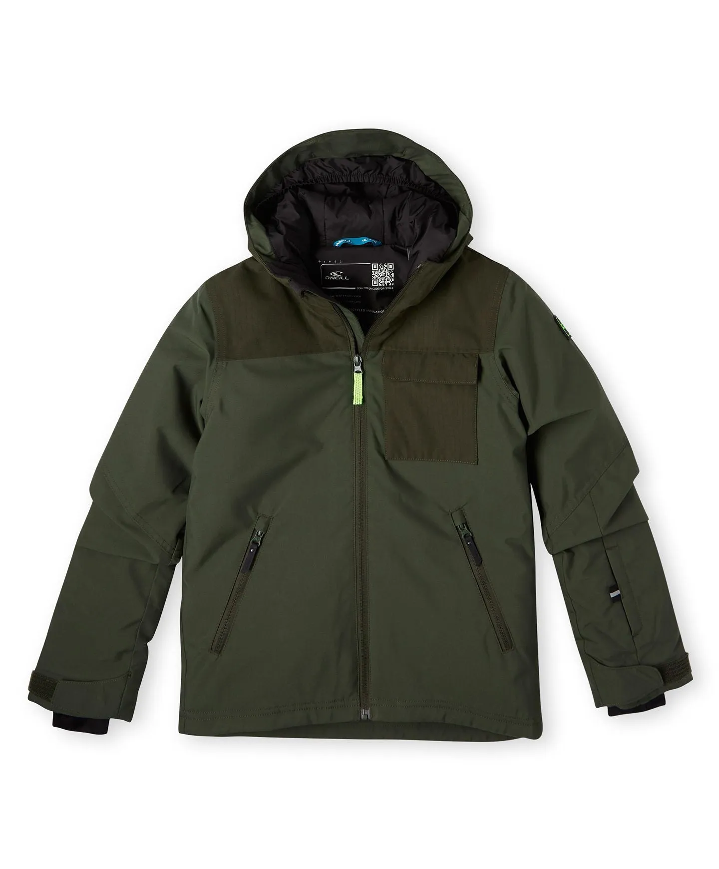 Boy's Utility Snow Jacket - Forest Night