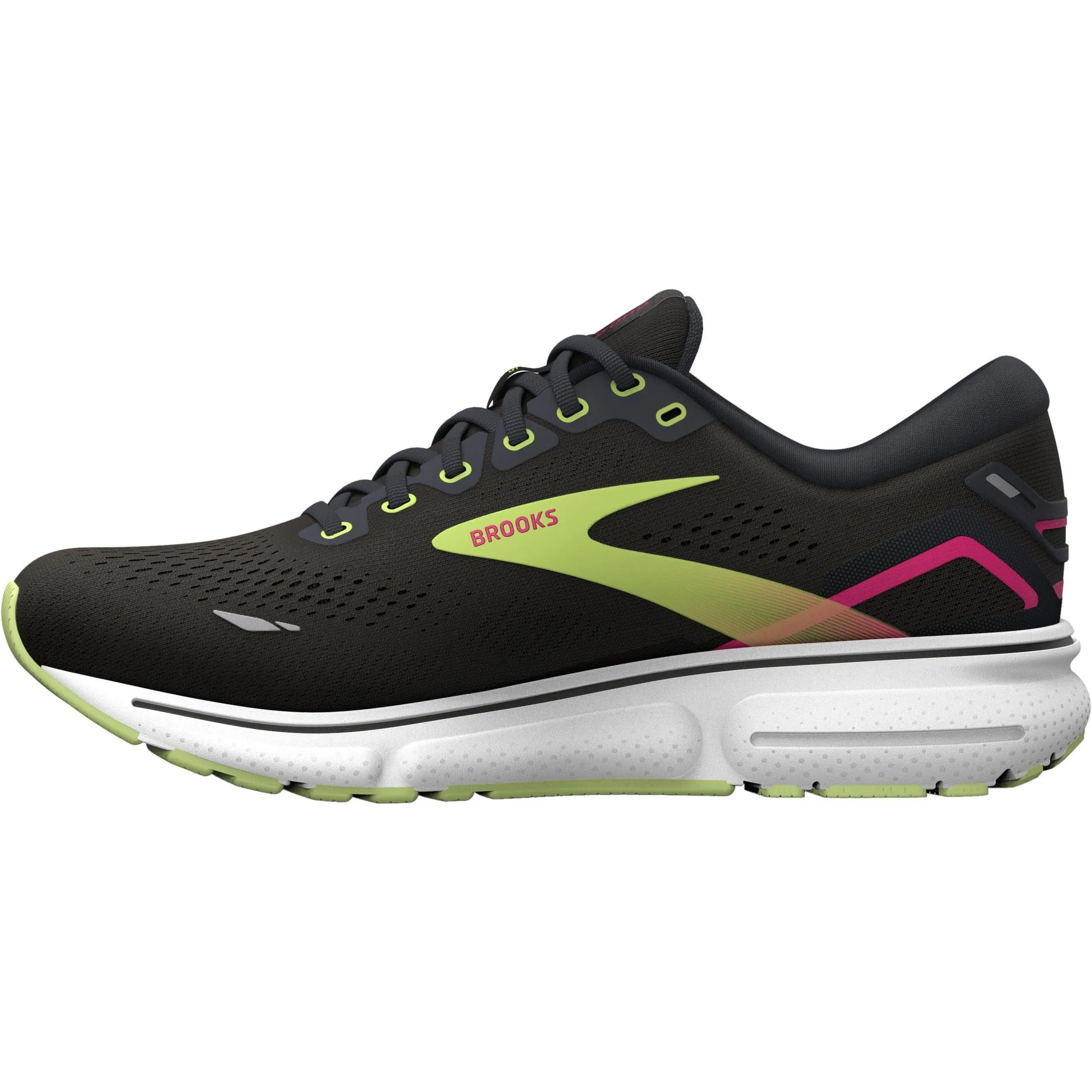 Brooks Ghost 15 Womens Running Shoes - Black