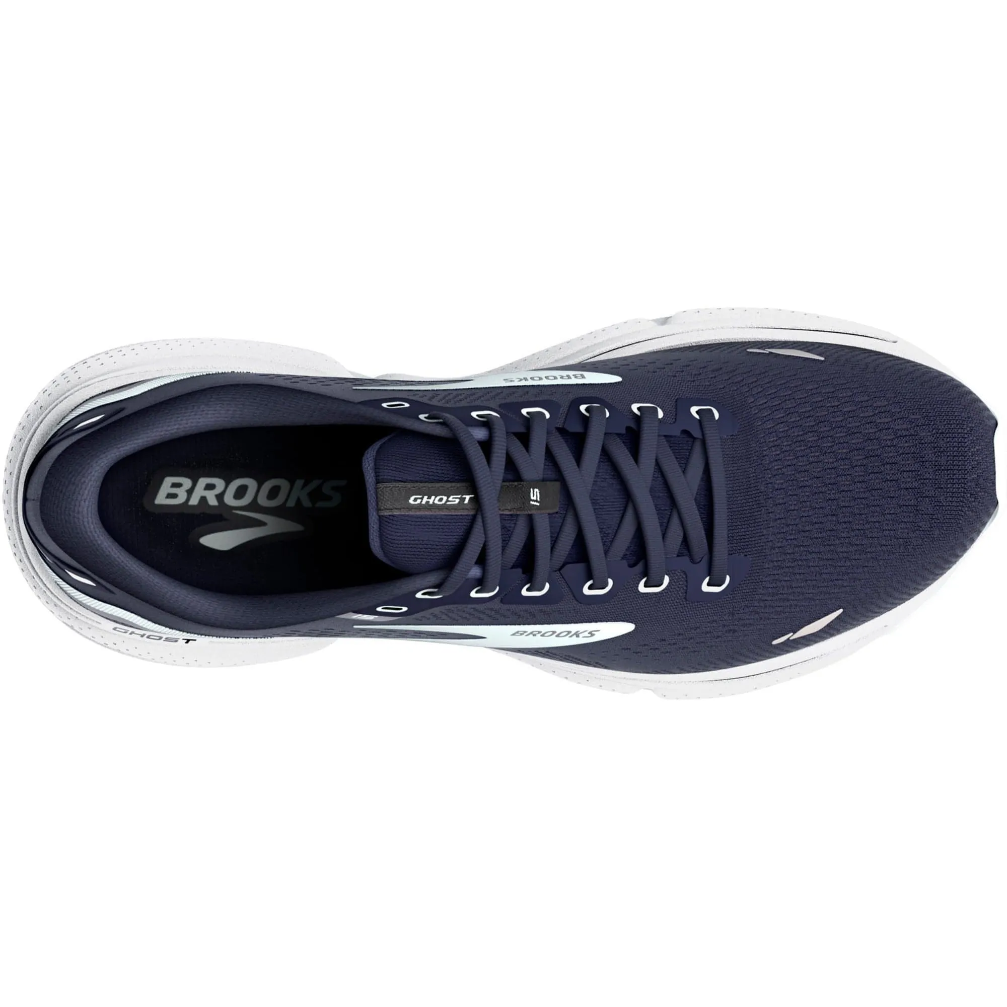 Brooks Ghost 15 Womens Running Shoes - Navy