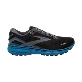 Brooks Men's Ghost 15 Road Running Shoes - Black/Blackened Pearl/ Blue