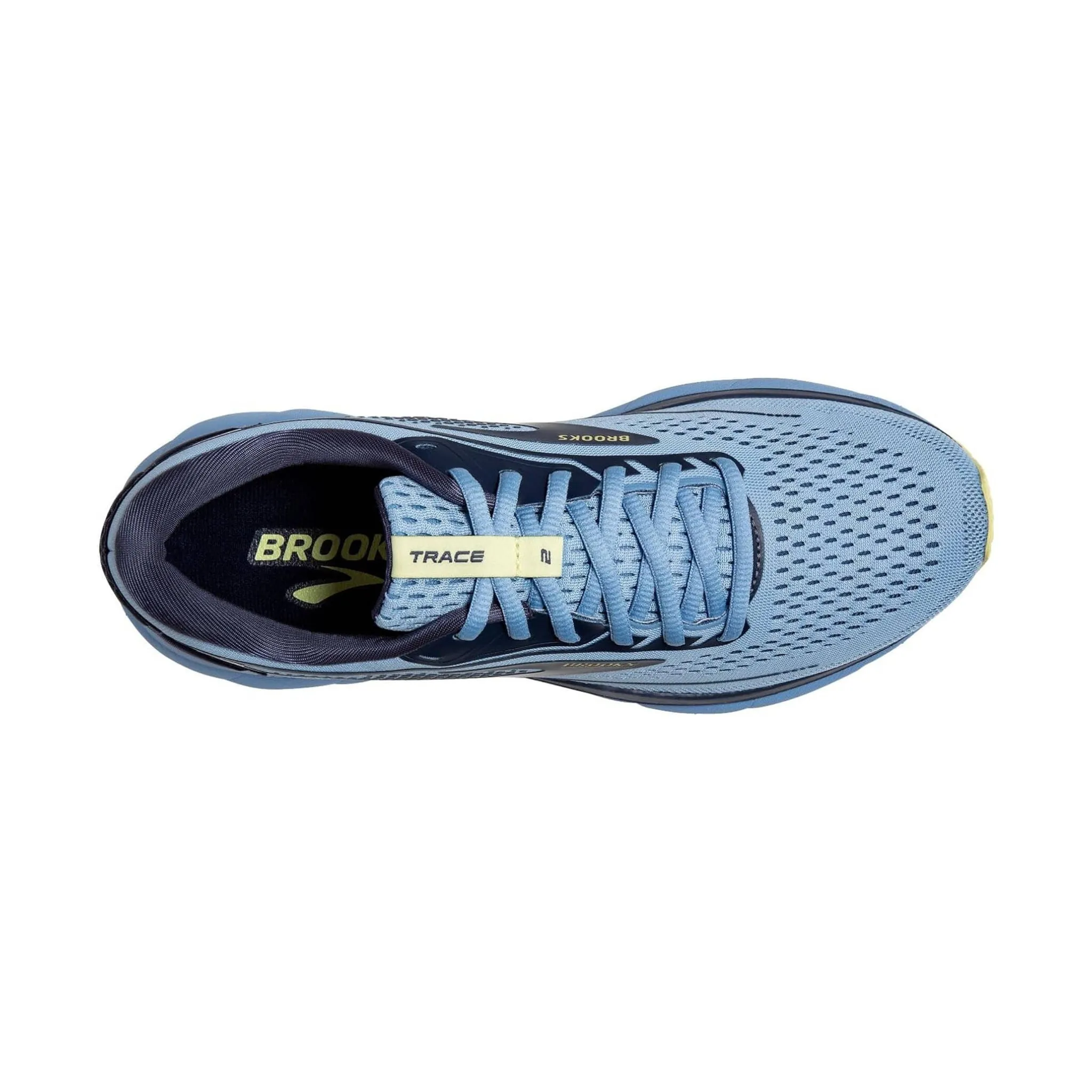 Brooks Women's Trace 2 Road Running Shoes - Blue/Navy/Yellow