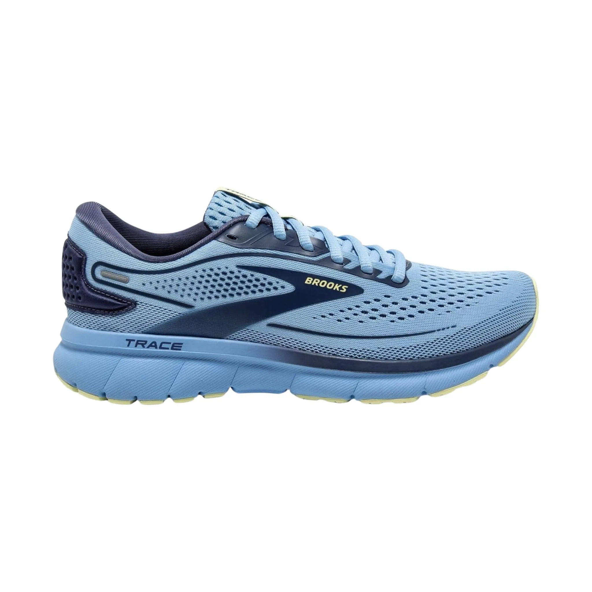 Brooks Women's Trace 2 Road Running Shoes - Blue/Navy/Yellow