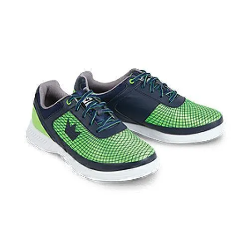 Brunswick Mens Frenzy Navy Green Bowling Shoes