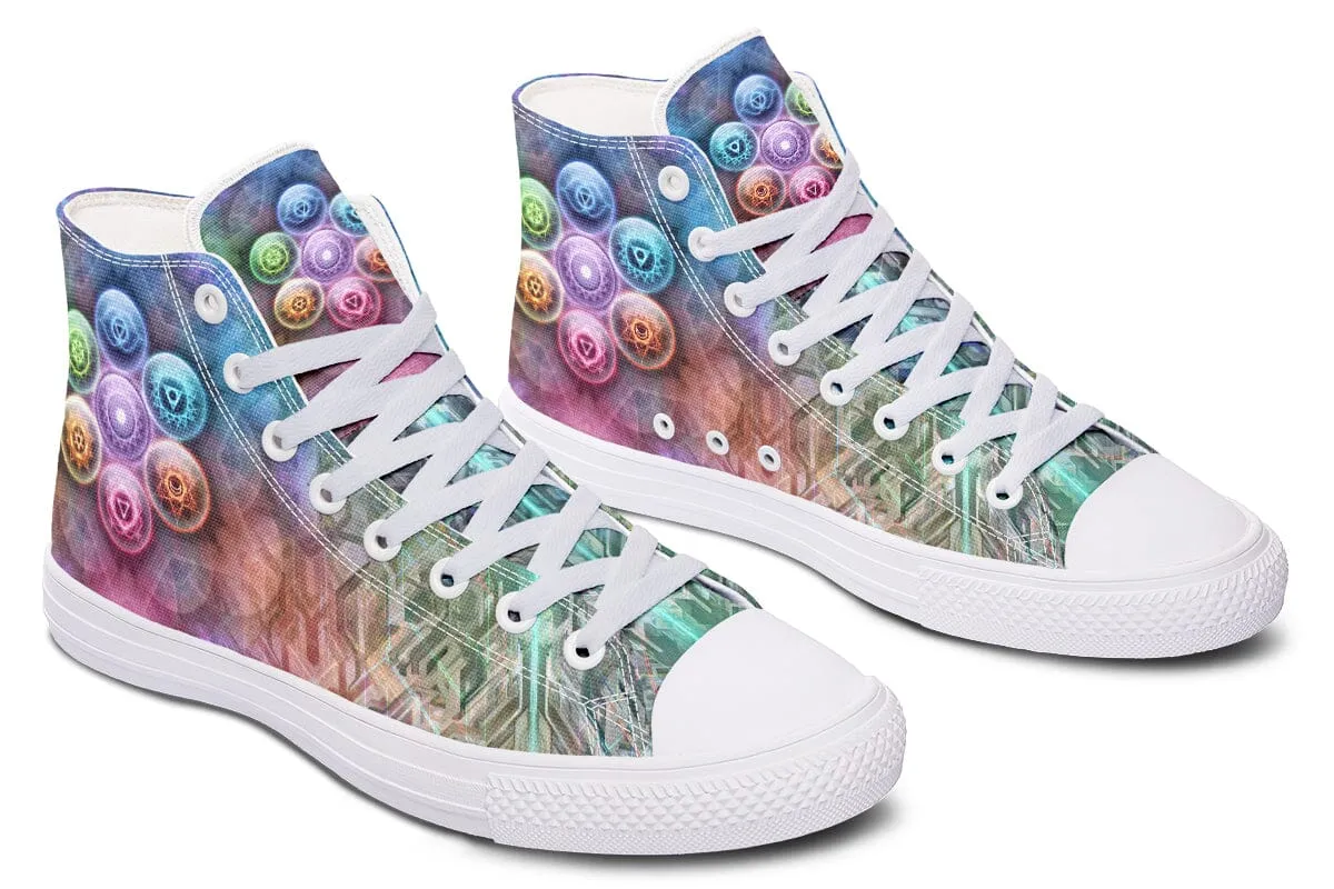 Chakra Balls High Top Shoes