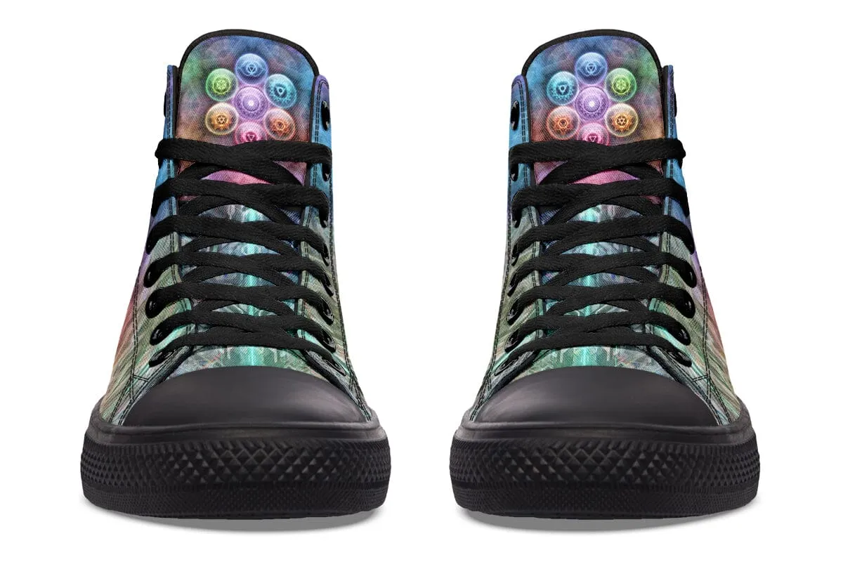 Chakra Balls High Top Shoes