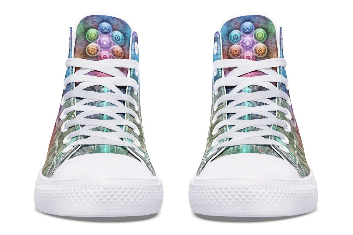 Chakra Balls High Top Shoes