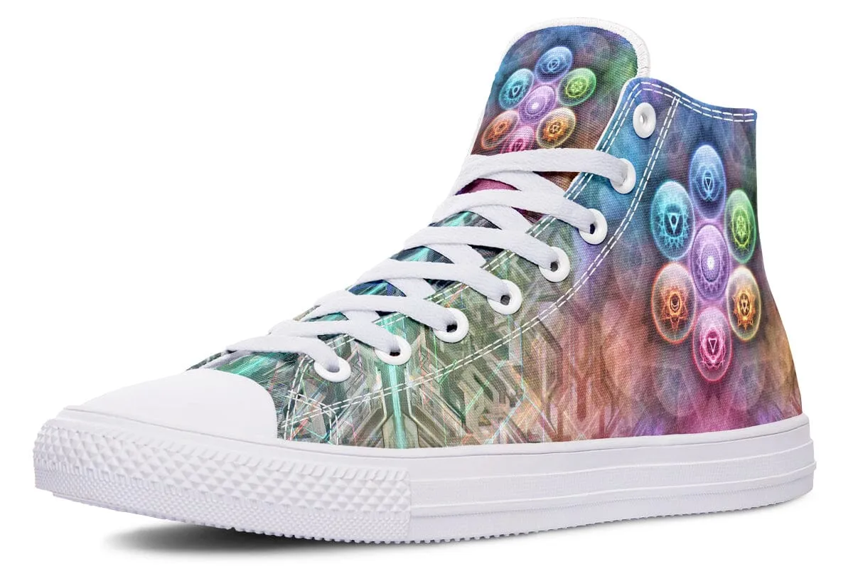 Chakra Balls High Top Shoes