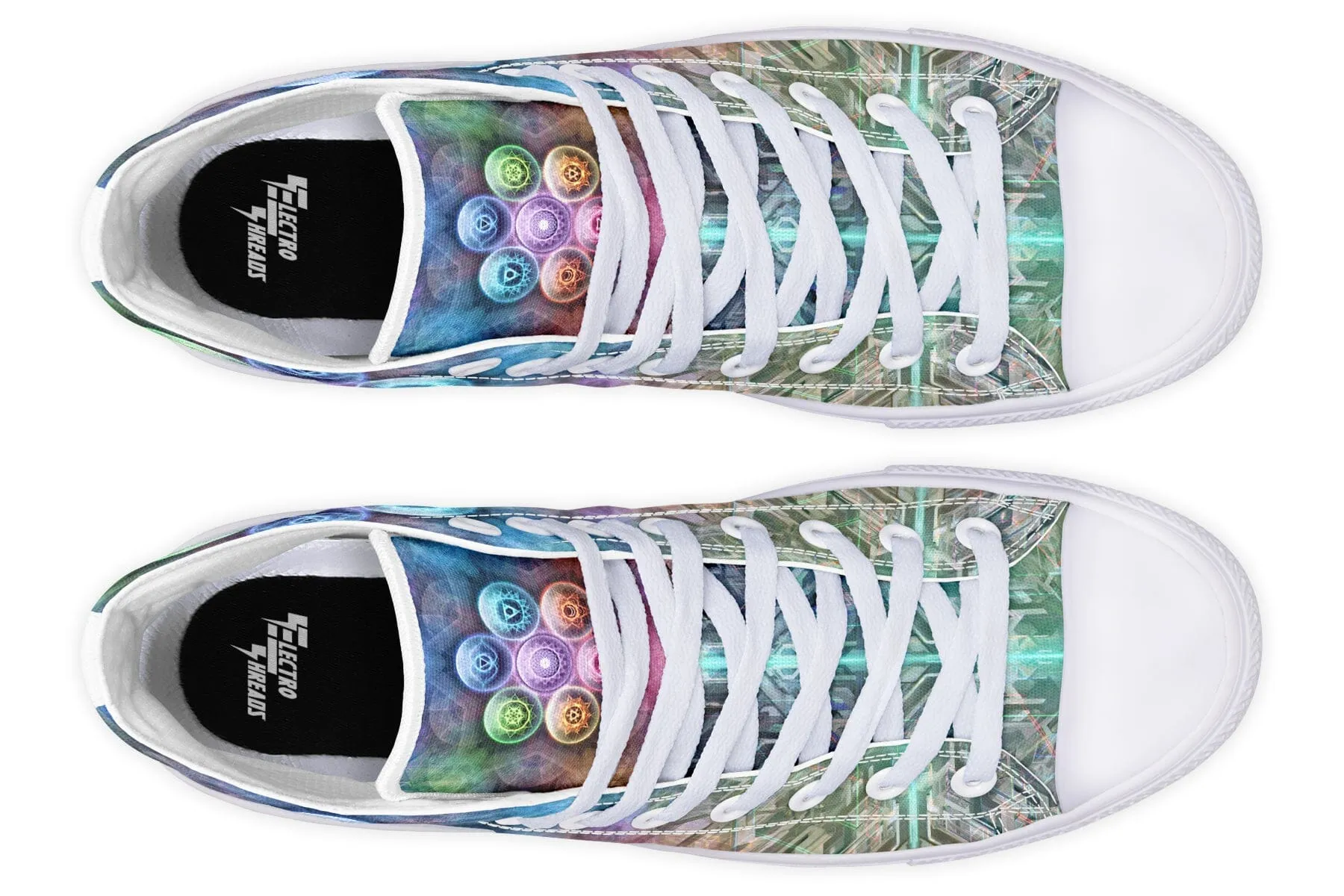 Chakra Balls High Top Shoes