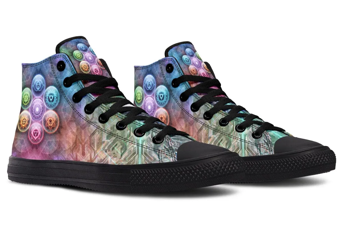 Chakra Balls High Top Shoes