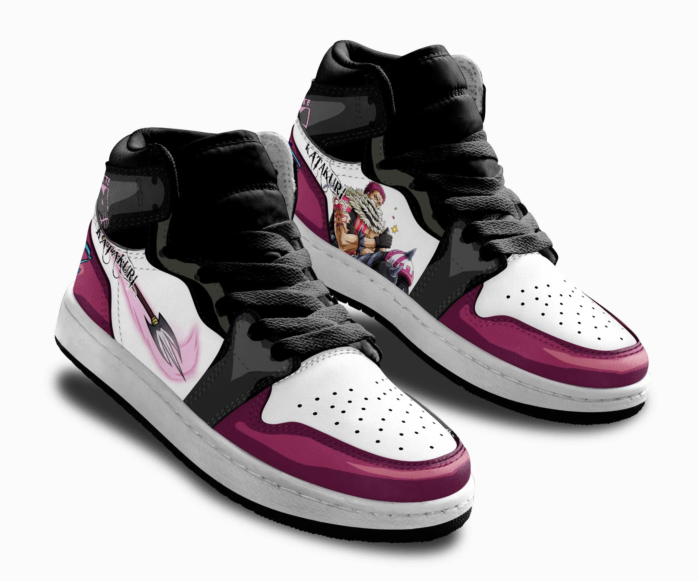 Charlotte Katakuri Kids Sneakers Custom OP Anime Shoes For Kids