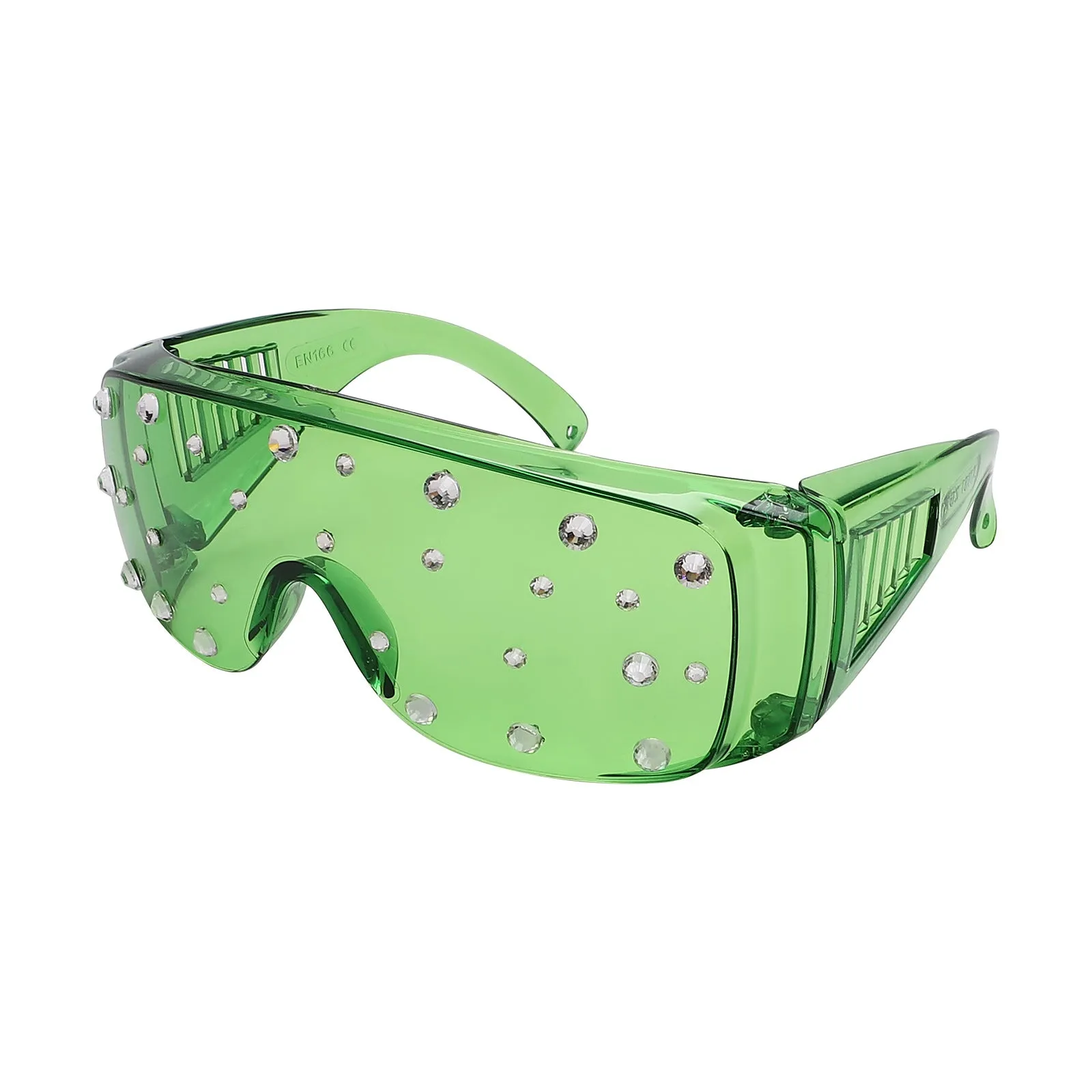 Colorful Large Frame Toad Sunglasses