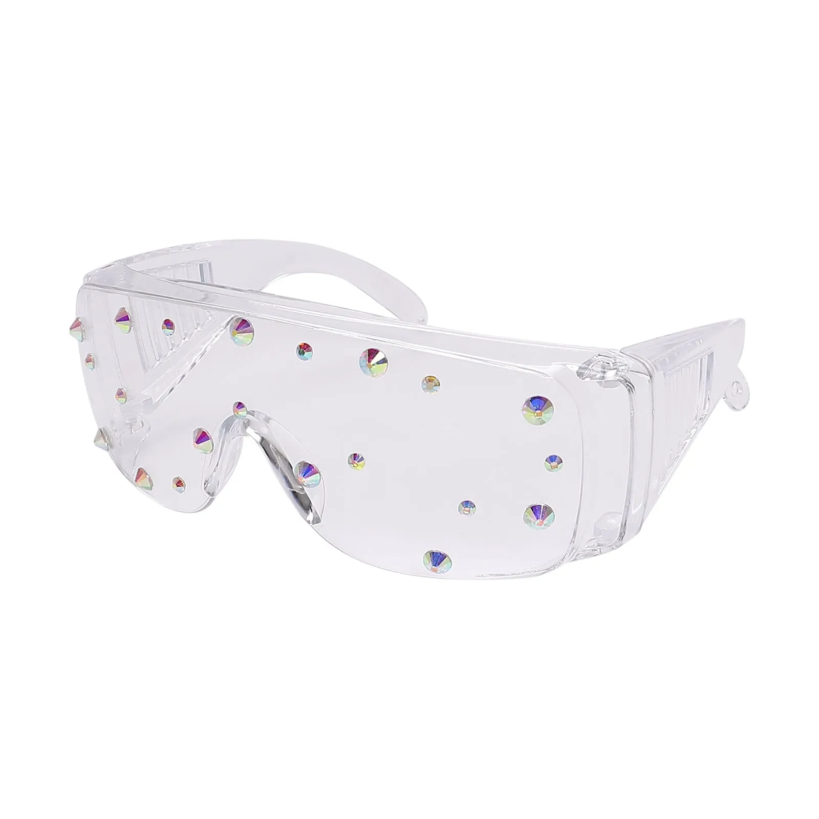 Colorful Large Frame Toad Sunglasses