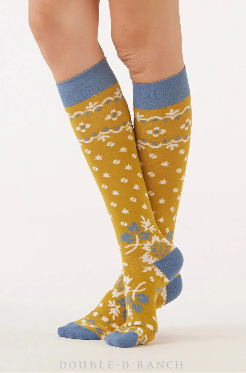 Double D Ranchwear Pecos Bandana Socks