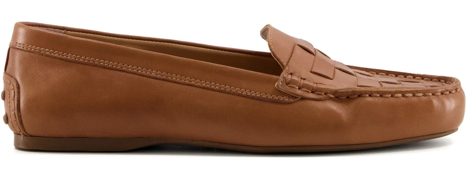 Dune Greene Womens Leather Loafer