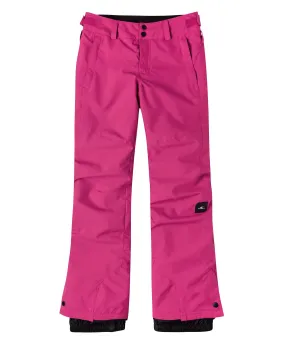 Girl's Charm Snow Pants - Fuchsia Red