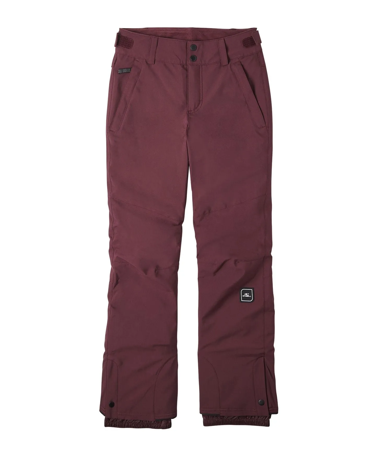 Girl's Star Snow Pants - Windsor Wine