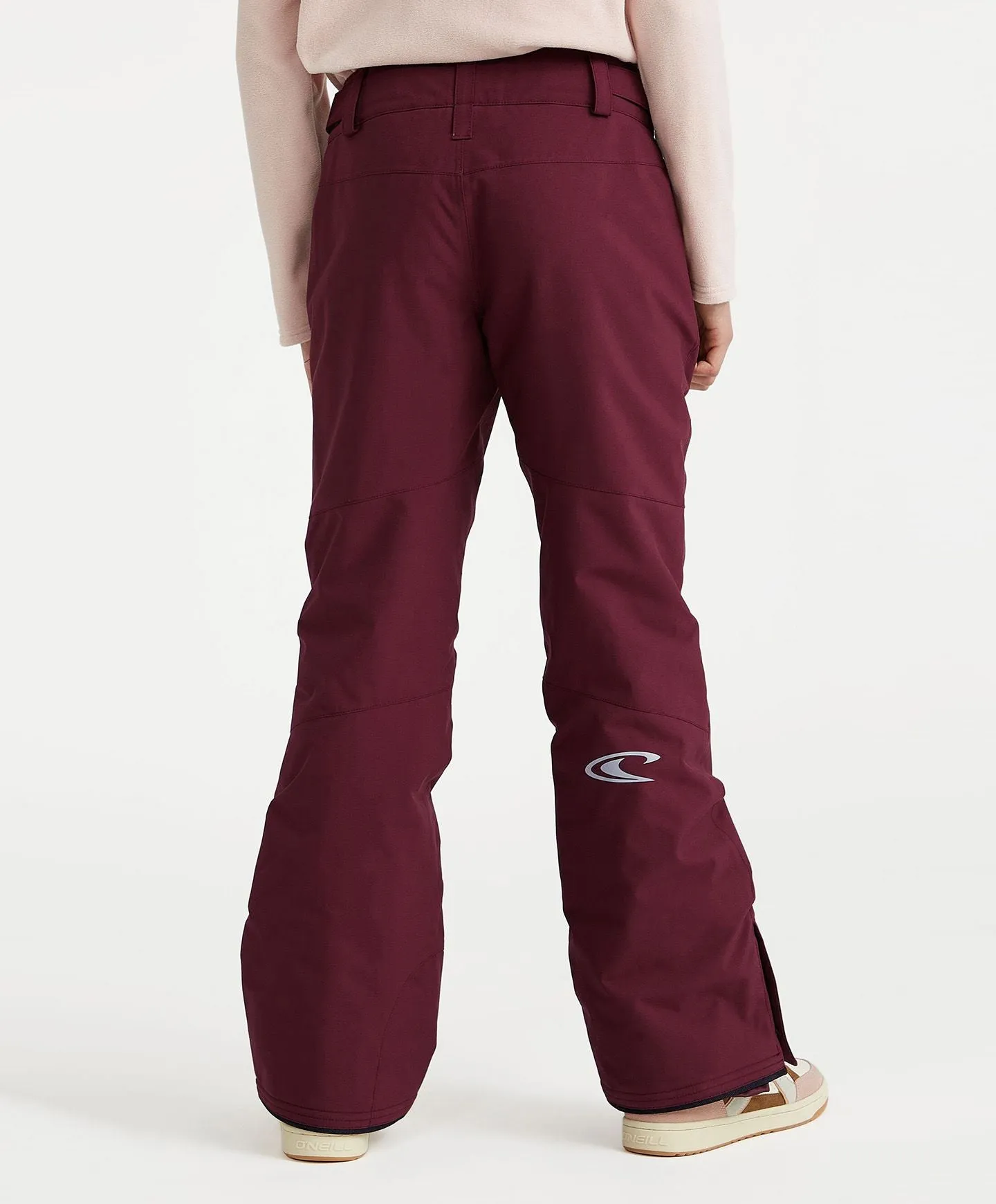 Girl's Star Snow Pants - Windsor Wine