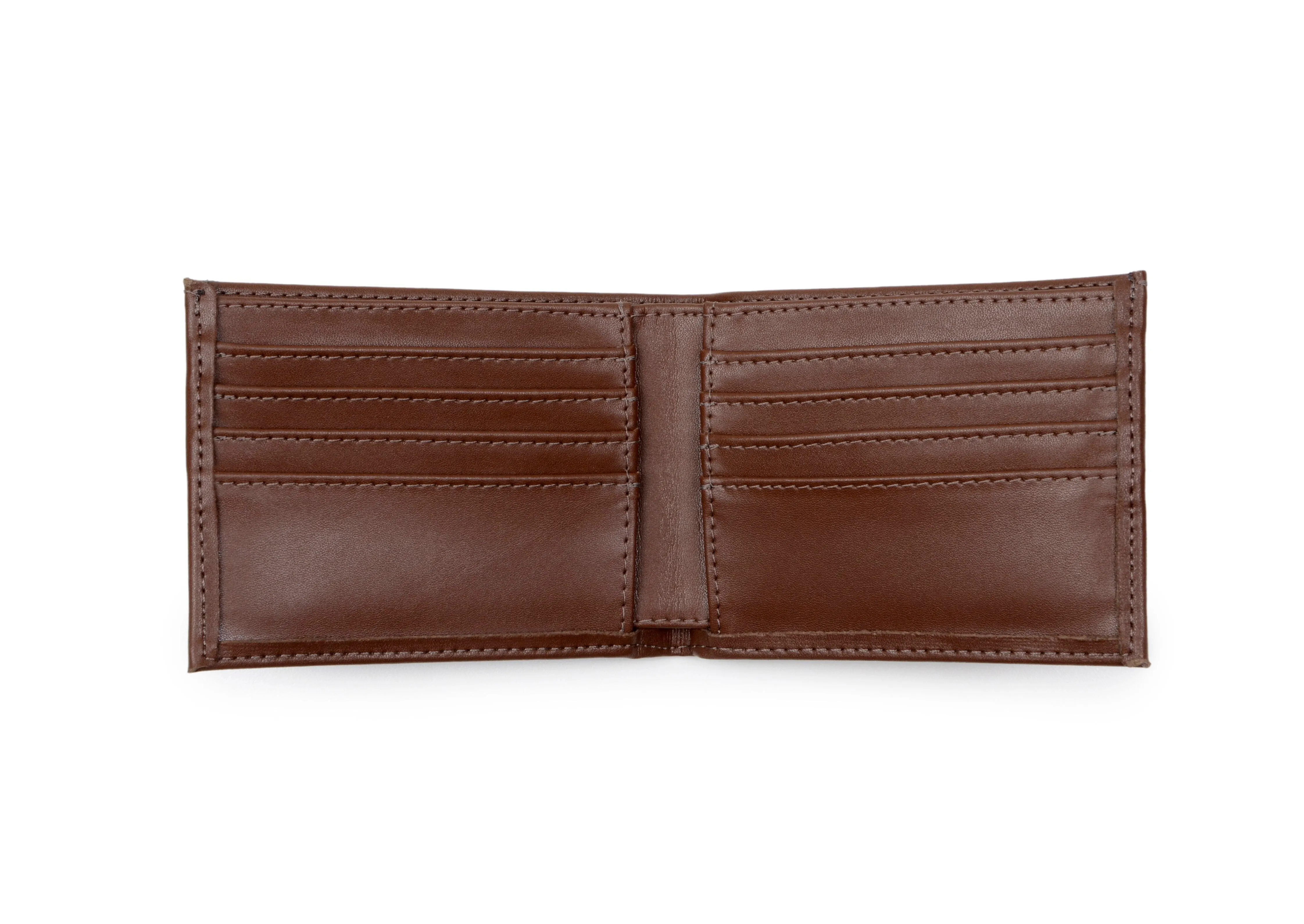 'Hakan' men's vegan leather wallet Zette - cognac