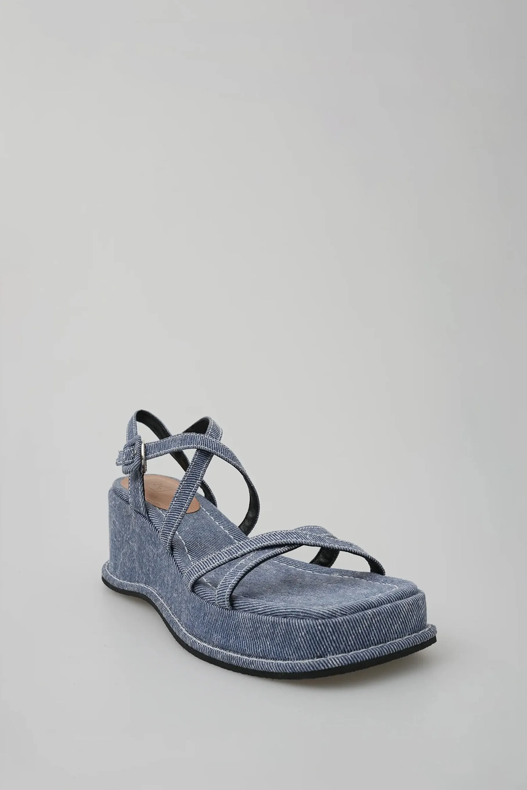 Kaely Platform Heels, Denim