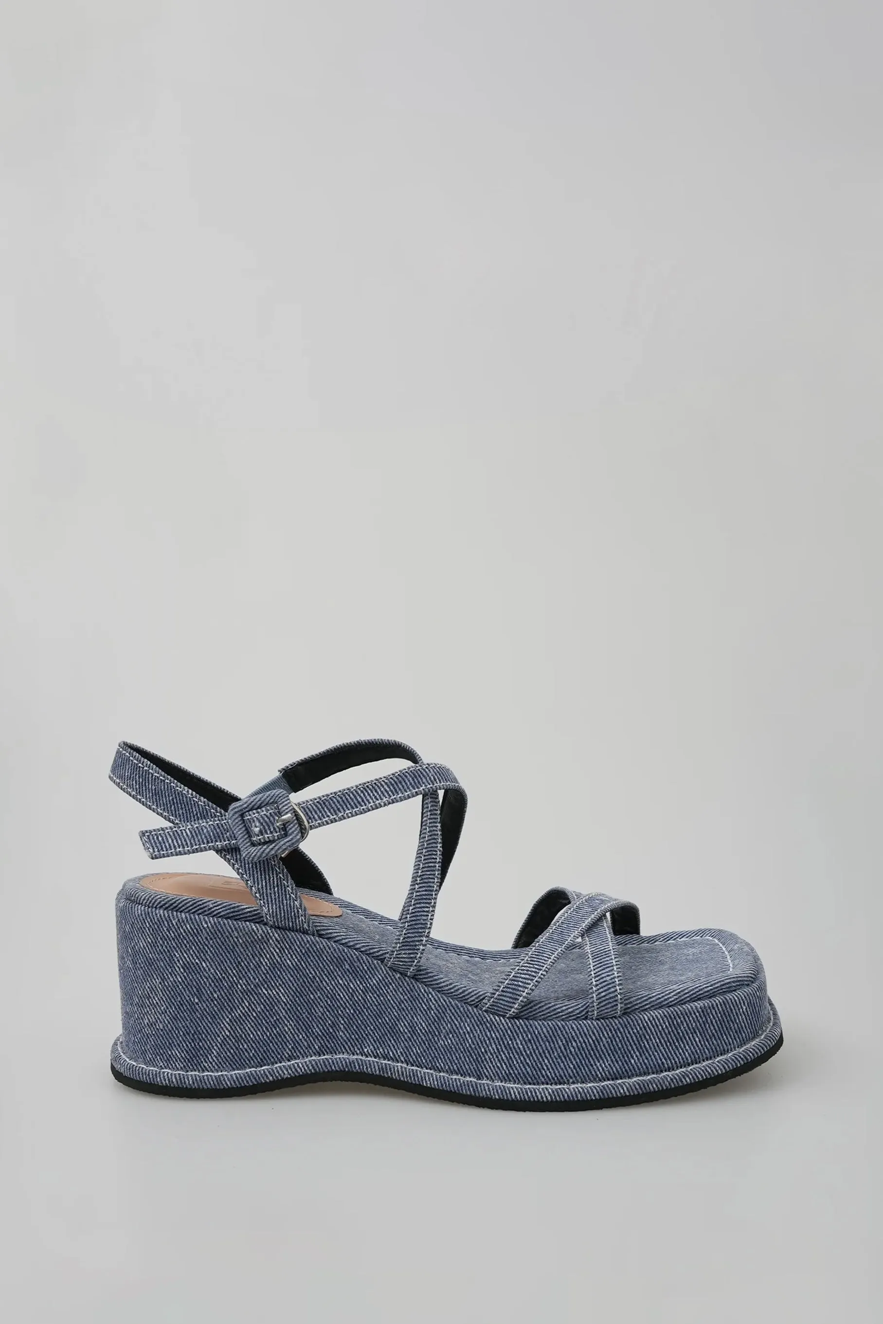 Kaely Platform Heels, Denim