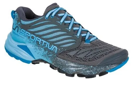 La Sportiva Akasha Shoes (Women's) Carbon/Pacific Blue