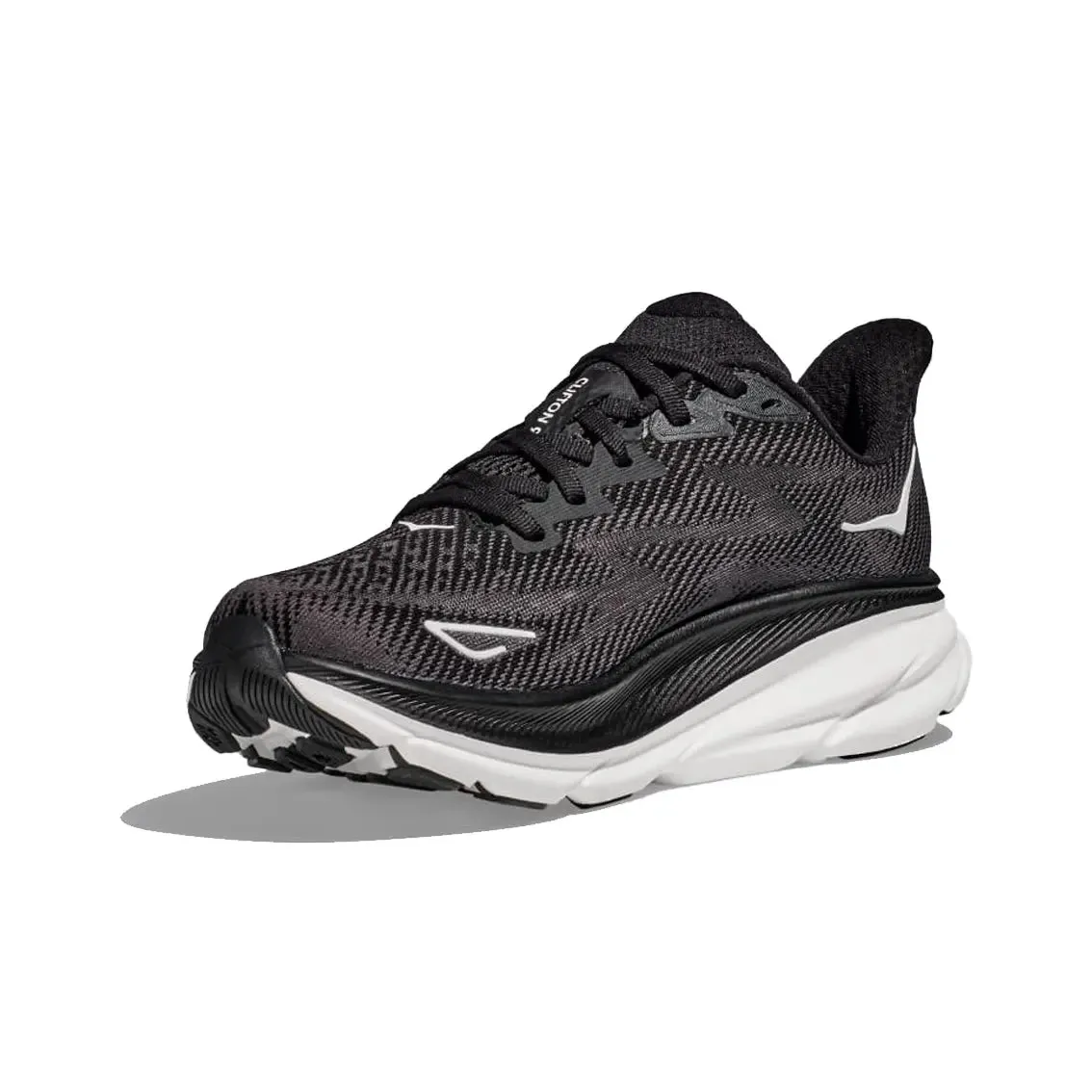 Mens Hoka Clifton 9 - Black / White