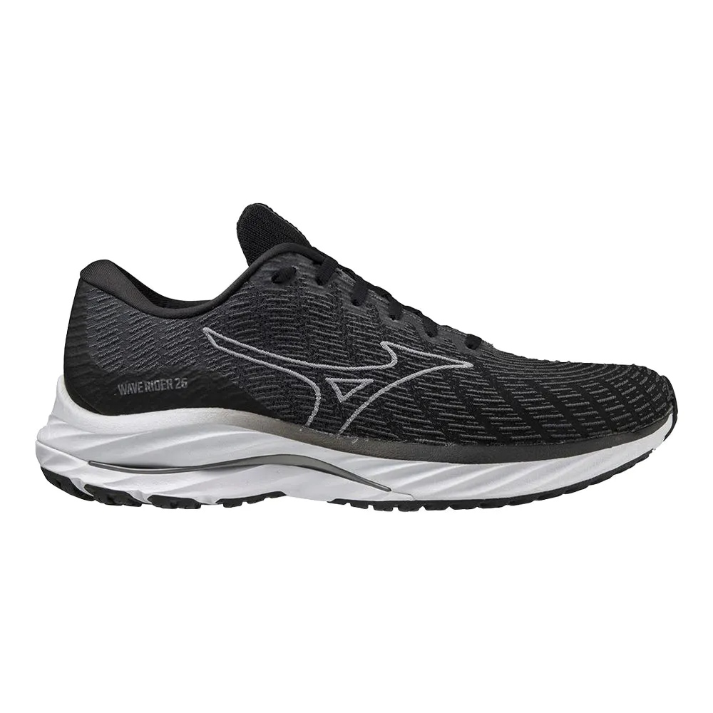 Men's Mizuno Wave Rider 26 SSW, Black-White, 13 D Medium