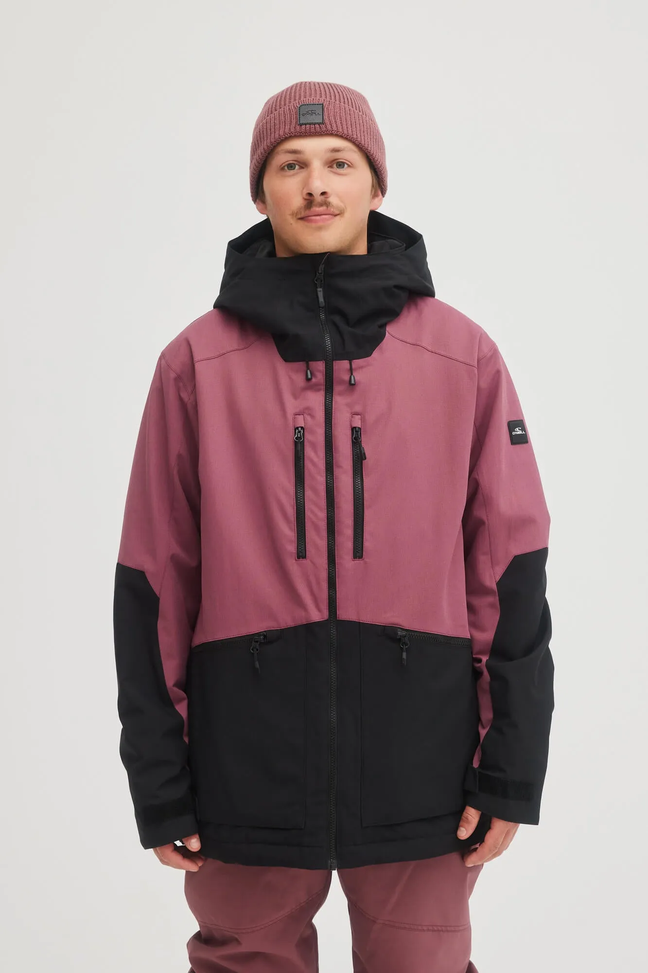 Men's Texture Snow Jacket - Nocturne Colour Block