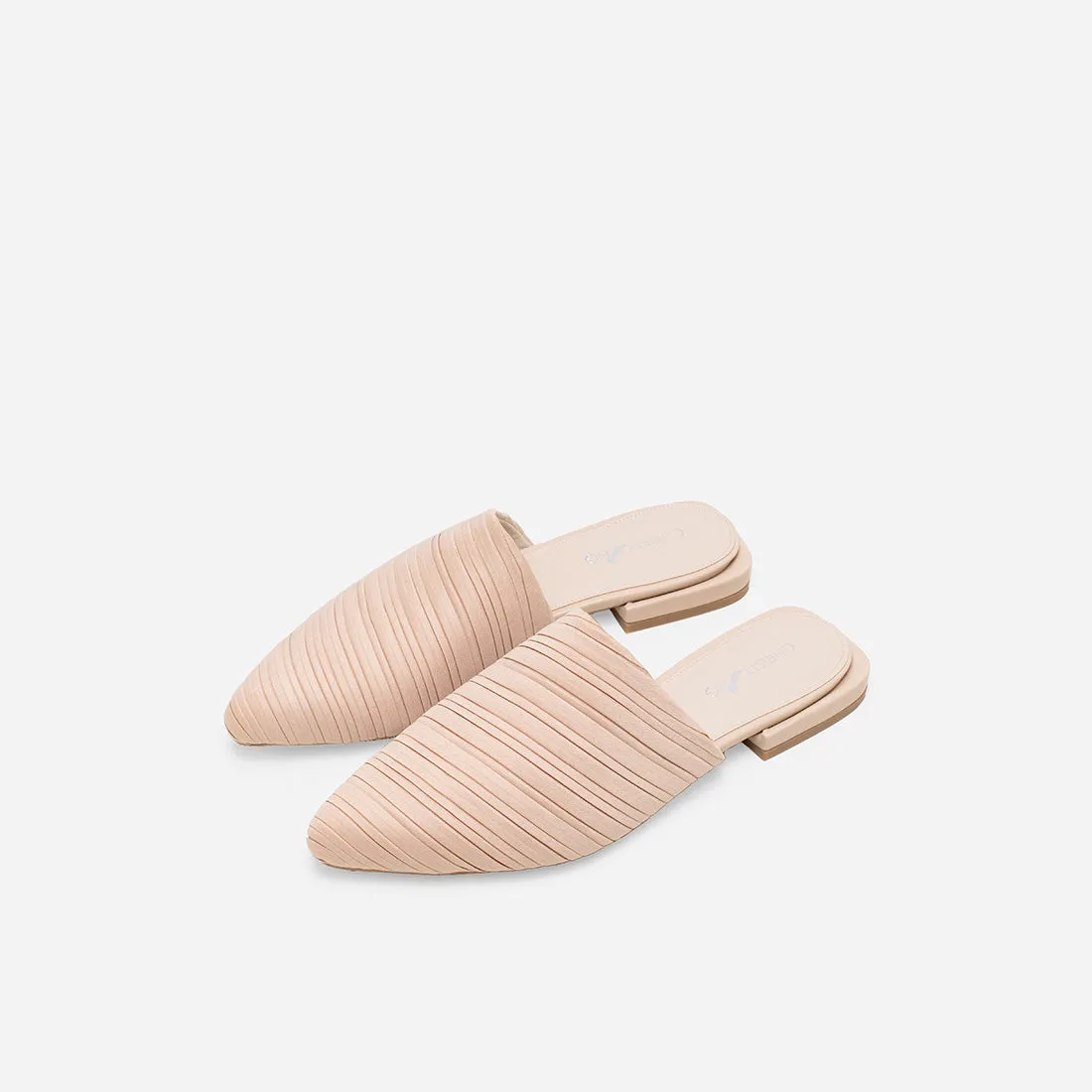 Mina Pleated Flats