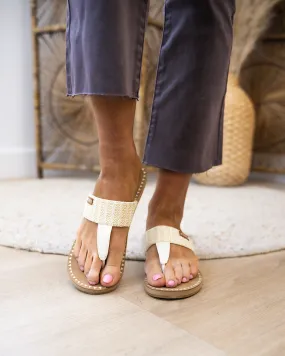 NEW! Flojos Grace Sandals - Ivory