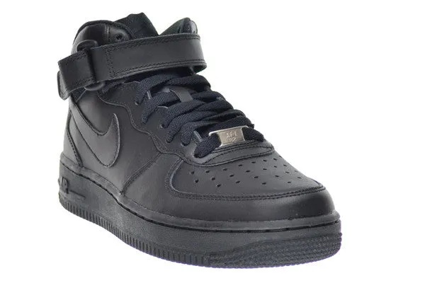 Nike Air Force 1 Mid (GS) Big Kids Sneakers Black