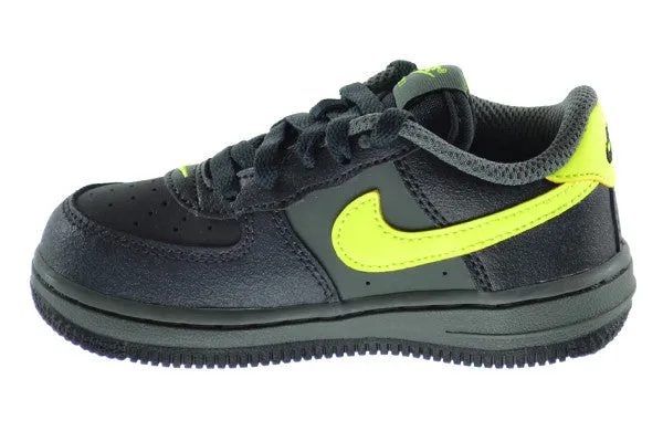 Nike Air Force 1 (TD) Baby Toddlers Sneakers Black Pine/Volt-Dark Green