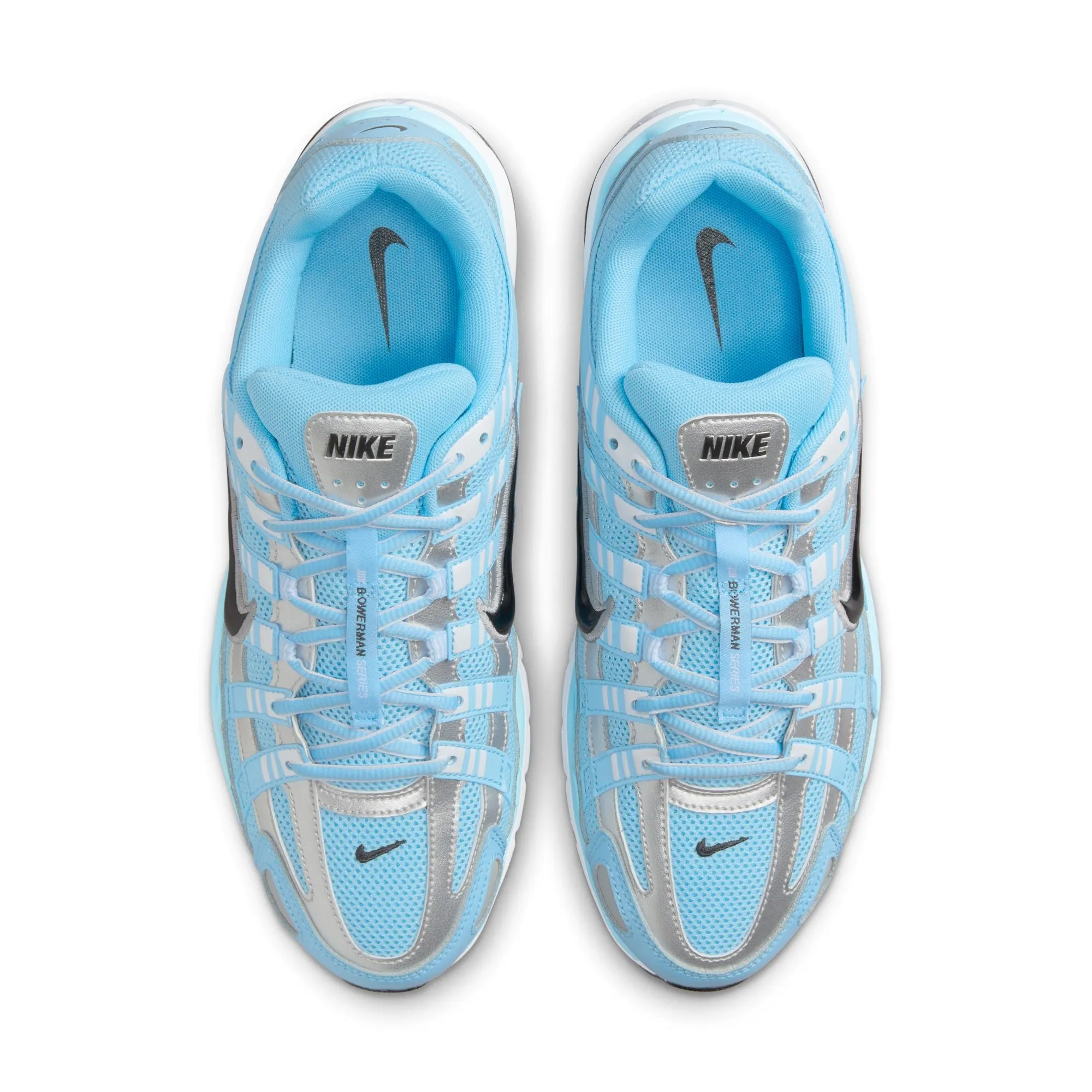 NIKE P-6000 - AQUARIUS BLUE/BLACK-METALLIC SILVER