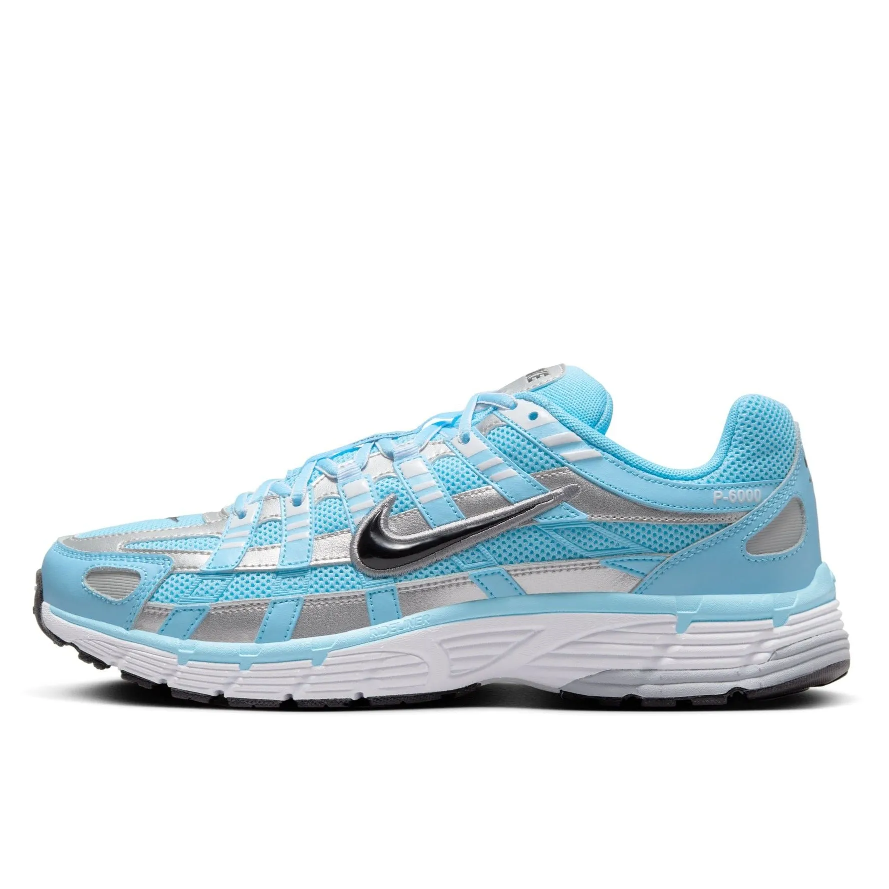 NIKE P-6000 - AQUARIUS BLUE/BLACK-METALLIC SILVER