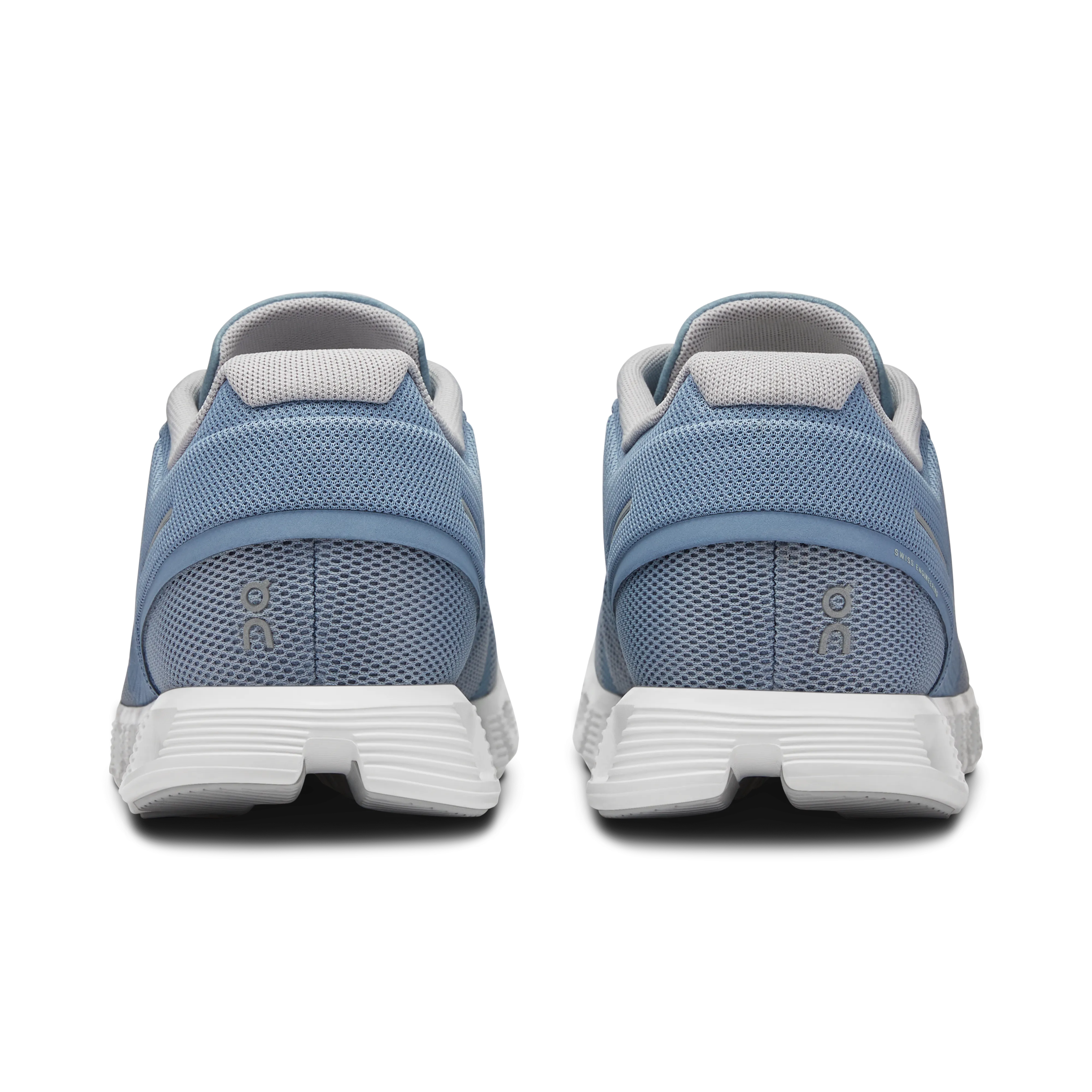 On Running Men's Cloud 5 Shoes - Chambray / White